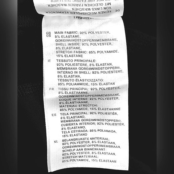 GORE WIND STOPPER RUNNING LEGGINGS ELASTIC WAIST ANKLE ZIP WOMEN'S SIZE L - Picture 9 of 10